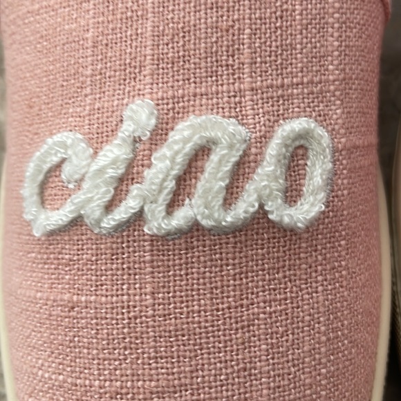 NEW! Soludos Ciao Bella Slip On Sneaker Size 5.5- Dusty Rose and Light Tan - Picture 7 of 13